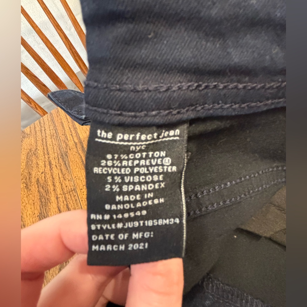 NWT The Perfect Jean slim fit men’s 34x34 - Picture 8 of 12